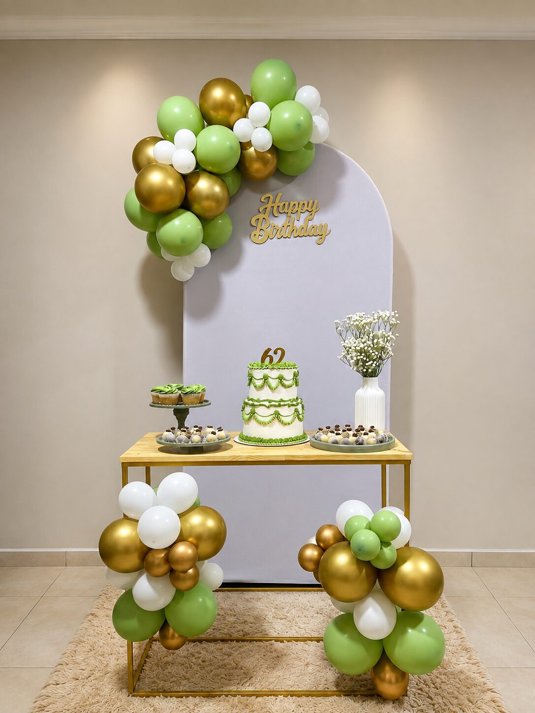 Detalhe de decoração de festa Acalento
